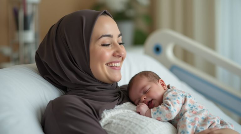 مادر و نوزاد پس از زایمان طبیعی پس از سزارین