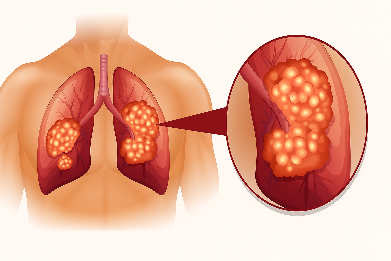 تصویری از سرطان ریه