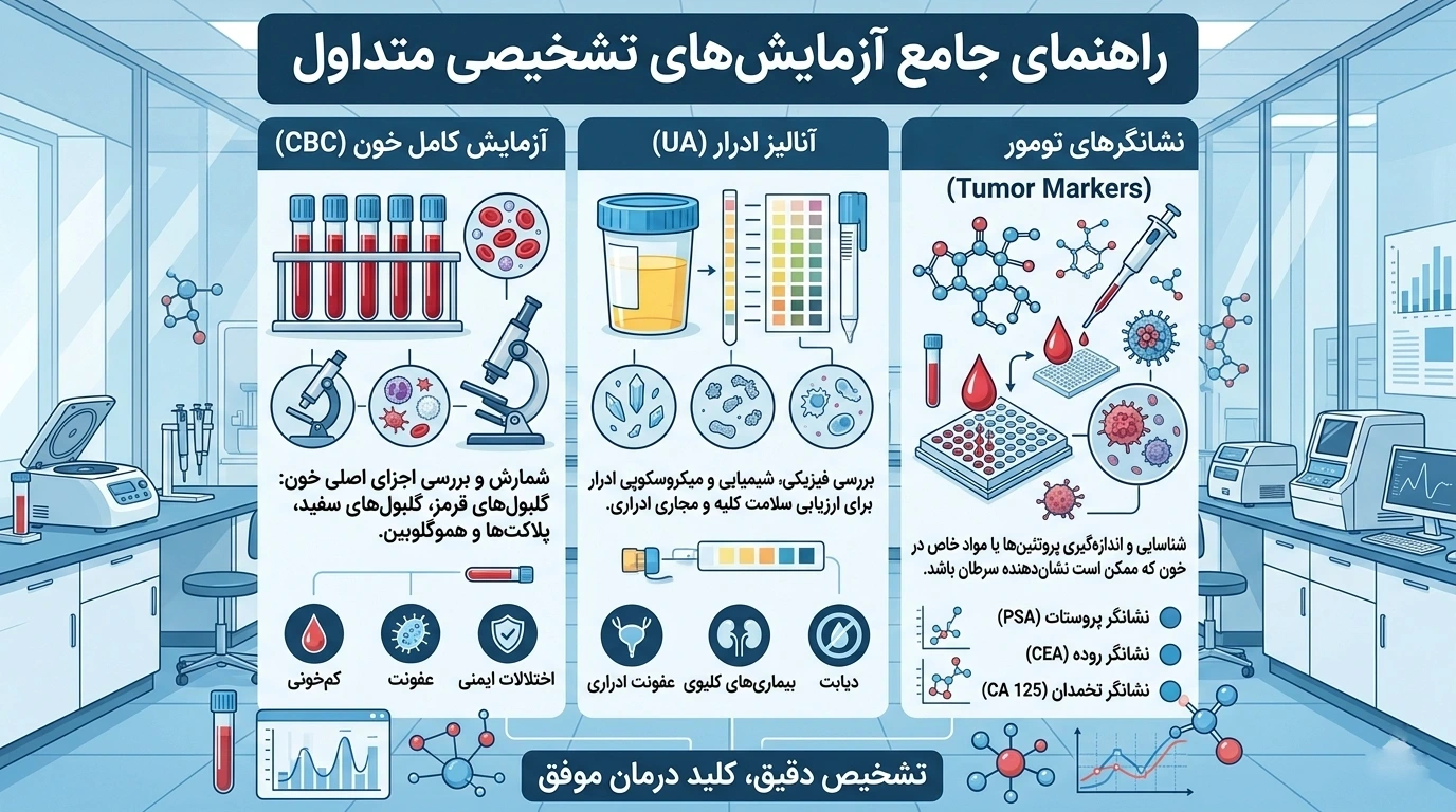 تستهای آزمایشگاهی برای تشخیص سرطان