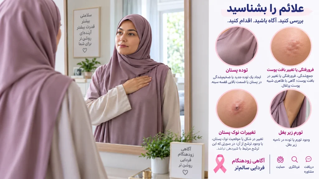 علائم سرطان سینه سه گانه
