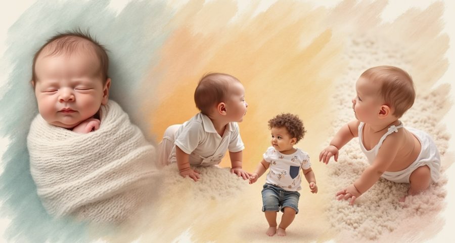 روند رشد کودک پس از زایمان: از هفته اول تا پایان سال اول